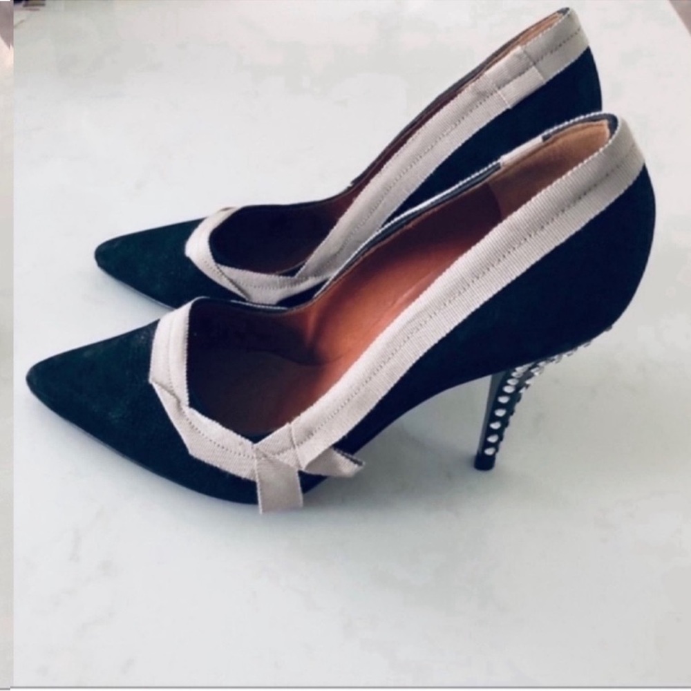 Lanvin leather heels 8.5